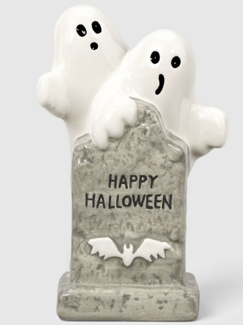 Halloween Ghost Tombstone Decoration - White and Gray